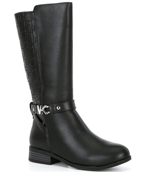 michael kors big kid boots|Michael Kors finley leather boot.